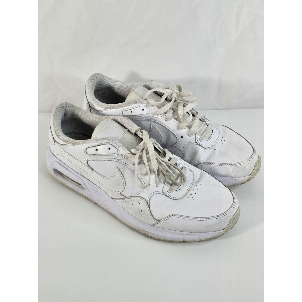 Nike Air Max SC Leather Triple White Men's Size 13 DH9636-101
